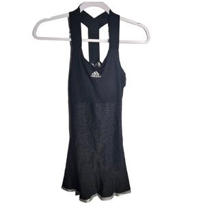 Adidas Black Metallic Tennis Dress Size XS FT6421  Y Dress Glam On